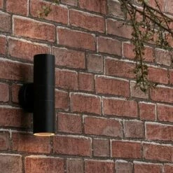 MINISUN Outdoor Up & Down Wall Light Fittgin + 3W Dusk To Dawn Sensor Bulb - No Bulbs -MINISUN Shop 9185603 3