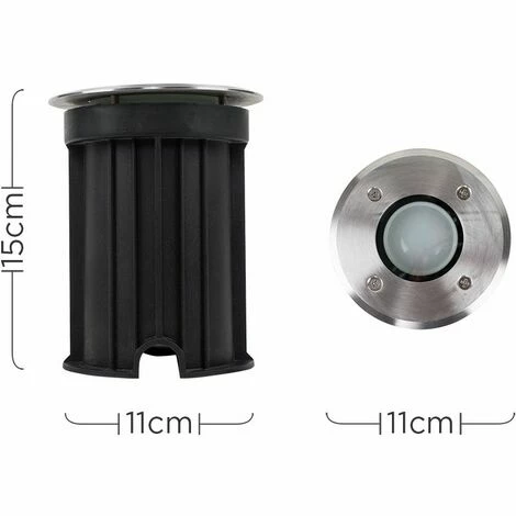 MINISUN 2x Outside In Ground Walk Over Garden Walkway Lights Outdoor Lighting - No Bulbs MINISUN 2x Outside In Ground Walk Over Garden Walkway Lights Outdoor Lighting - No Bulbs -MINISUN Shop 9254328 4