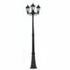 MINISUN Victorian Triple Lantern Garden Lamp Post LED Bulbs - Cool White -MINISUN Shop 9388243 1