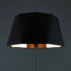 MINISUN Charlie Stem Floor Lamp In Black With Toke Shade - Black 4 MINISUN Charlie Stem Floor Lamp In Black With Toke Shade - Black -MINISUN Shop 9451939 3