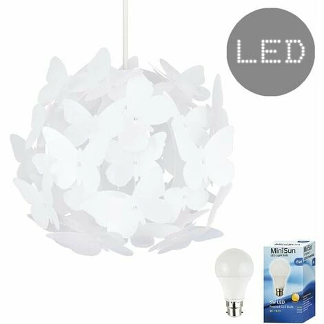MINISUN Childrens Bedroom Butterfly Ceiling Pendant Light Shade Kids Lampshade MINISUN Childrens Bedroom Butterfly Ceiling Pendant Light Shade Kids Lampshade -MINISUN Shop 9473806 1