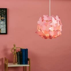 MINISUN Childrens Bedroom Butterfly Ceiling Pendant Light Shade Kids Lampshade -MINISUN Shop 9473827 3