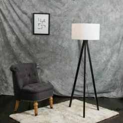 MINISUN Tripod Floor Lamp Base - Black -MINISUN Shop 9474036 2