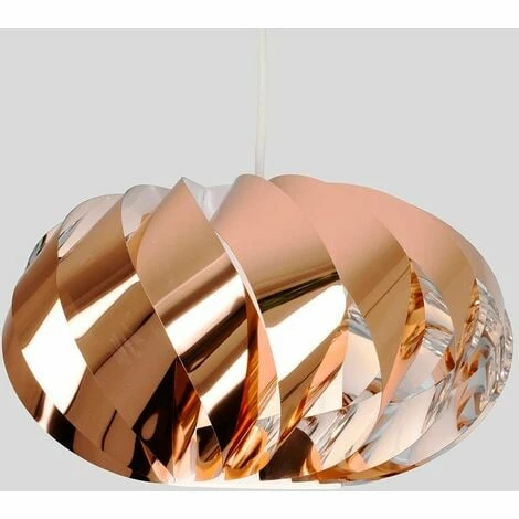 MINISUN Turbine Effect Twist Interior Ceiling Pendant Shade - No Bulb MINISUN Turbine Effect Twist Interior Ceiling Pendant Shade - No Bulb -MINISUN Shop 9474178 2