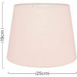 MINISUN Aspen Tapered Table Or Floor Lamp Shade - Pink - 25cm -MINISUN Shop 9474370 3