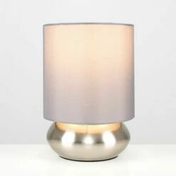 MINISUN 2 X Modern Touch Table Lamps - Grey -MINISUN Shop 9485499 2