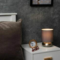 MINISUN 2 X Modern Touch Table Lamps - Grey -MINISUN Shop 9485499 3
