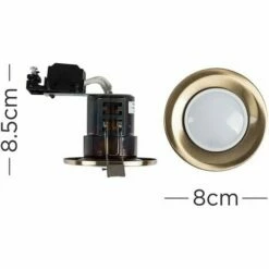 MINISUN 20 X Recessed Downlight Spotlights Fire Rated GU10 Ceiling Lights - Antique Brass - No Bulbs -MINISUN Shop 9503846 4