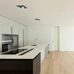 MINISUN Ice Cube 5 Way Flush Ceiling Spotlight + 3W G9 LED Light Bulbs - Black Chrome -MINISUN Shop 9503903 3