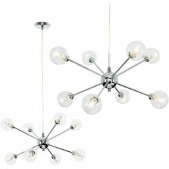 MINISUN Quirky Lounge Living Room Lighting 8 Way Ceiling Light - No Bulb
