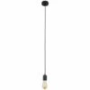 MINISUN 2M Modern Ceiling Rose & Flex Pendant Light - Matt Black -MINISUN Shop 9990207 1